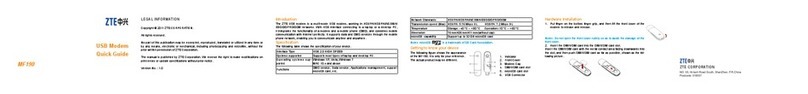 Zte MF190 User manual