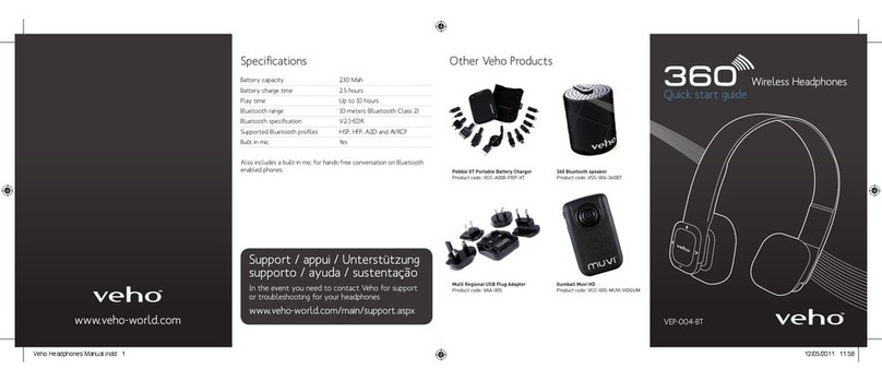 Veho 360 VEP-004-BT quick start guide