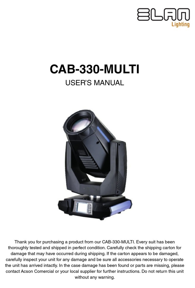ELAN Lighting CAB-330-MULTI user manual