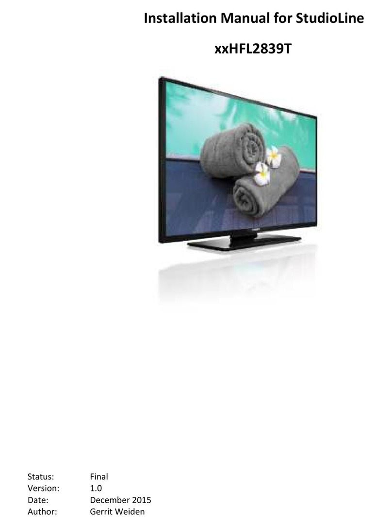 Philips StudioLine xxHFL2839T User manual