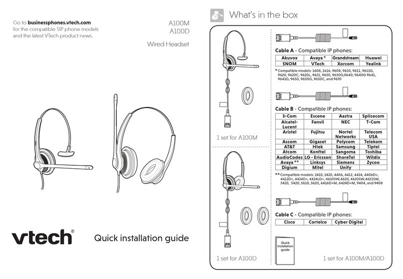 V-tech A100D User manual V-tech A100D User manual