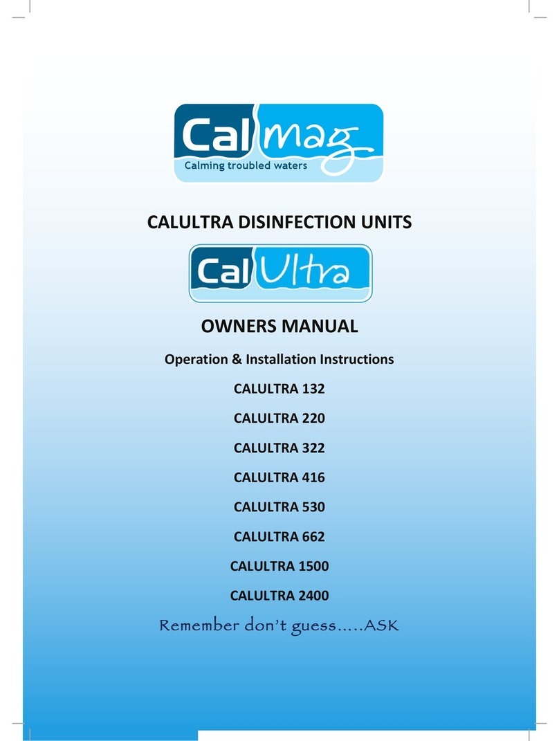 CalMag CALULTRA 132 owner's manual
