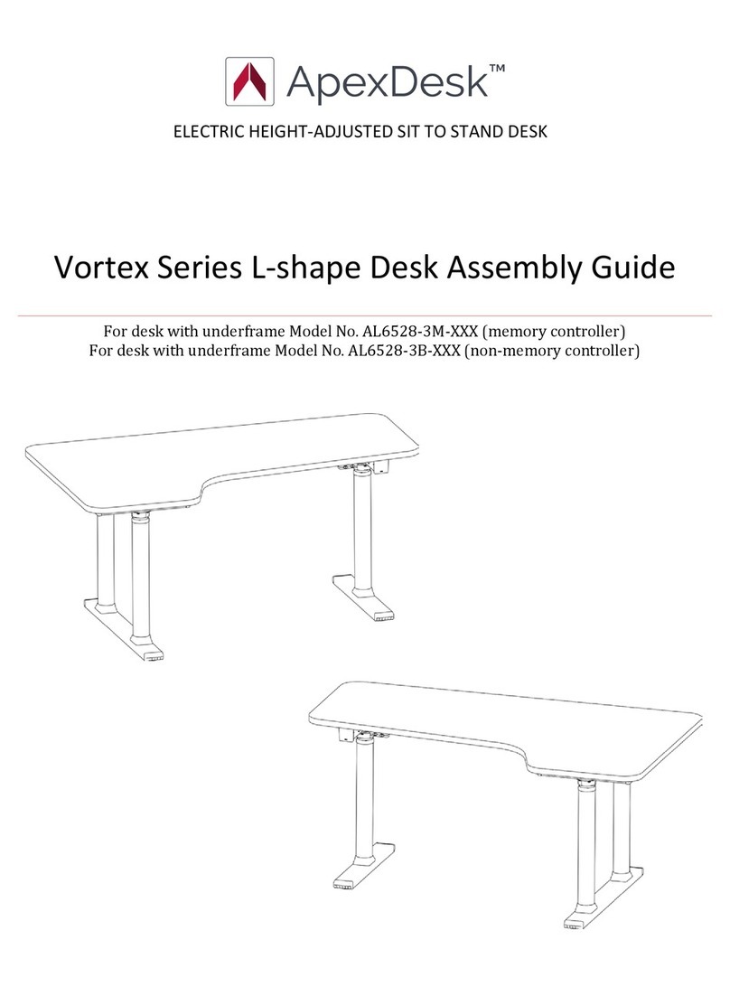 ApexDesk AL6528-3M Series User manual