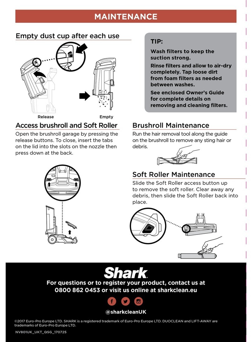 Shark NV801UK SERIES User manual