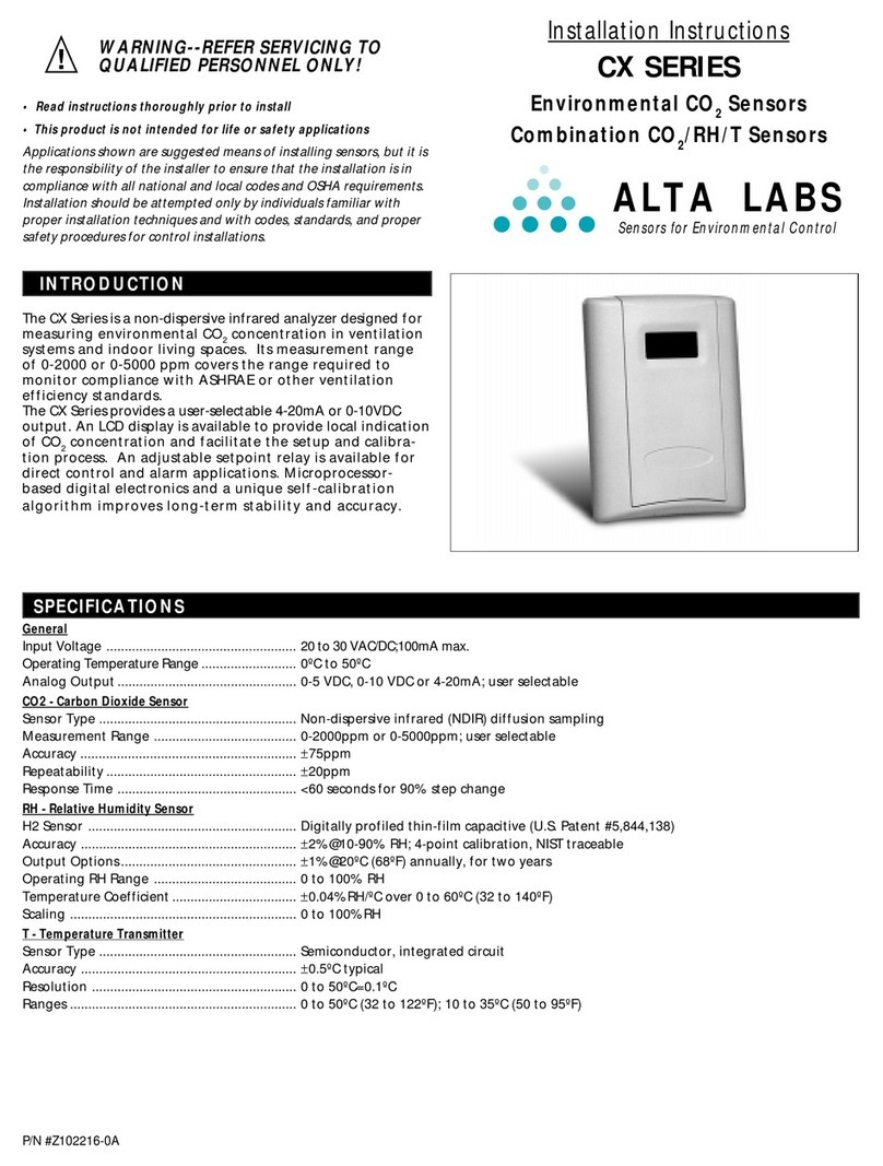 ALTA LABS CX SERIES installation instructions