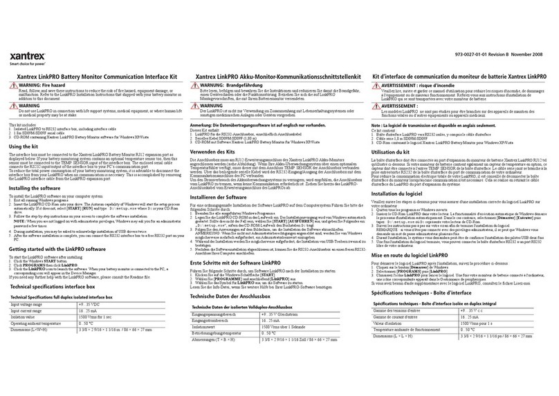 Xantrex LinkPRO User manual
