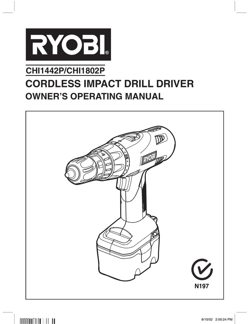 Ryobi CHI1442P Operation manual