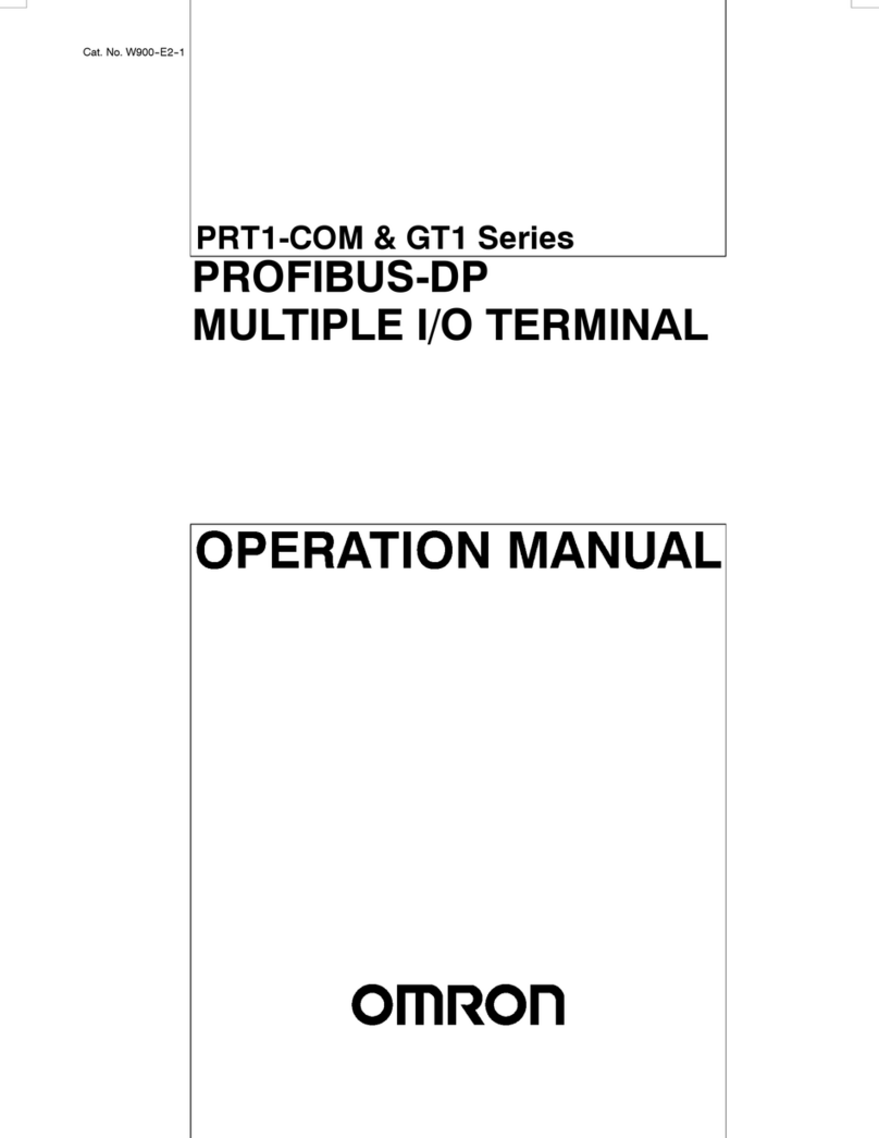 Omron PRT1-COM User manual