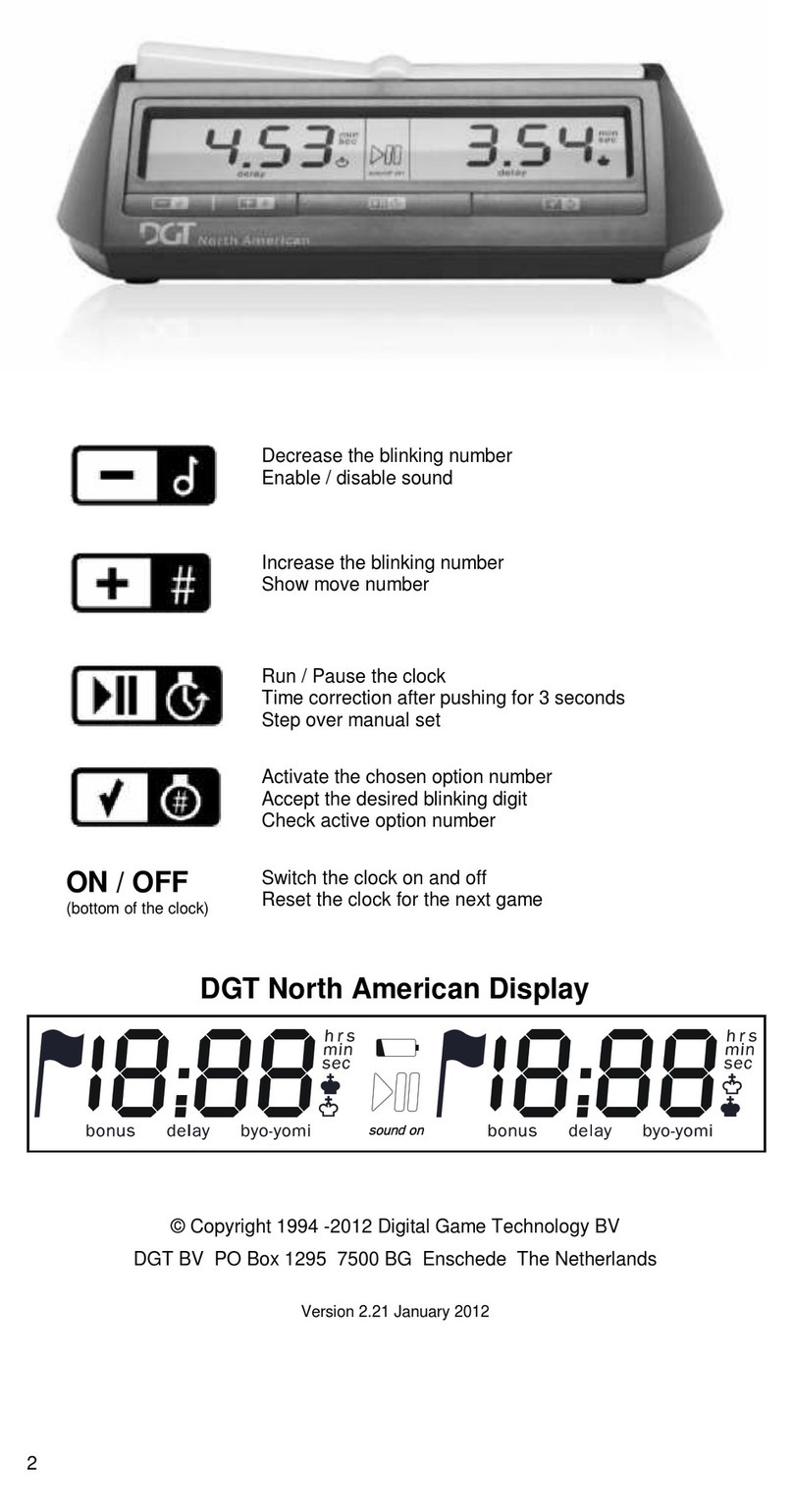 Digital Game Technology 10630 User manual