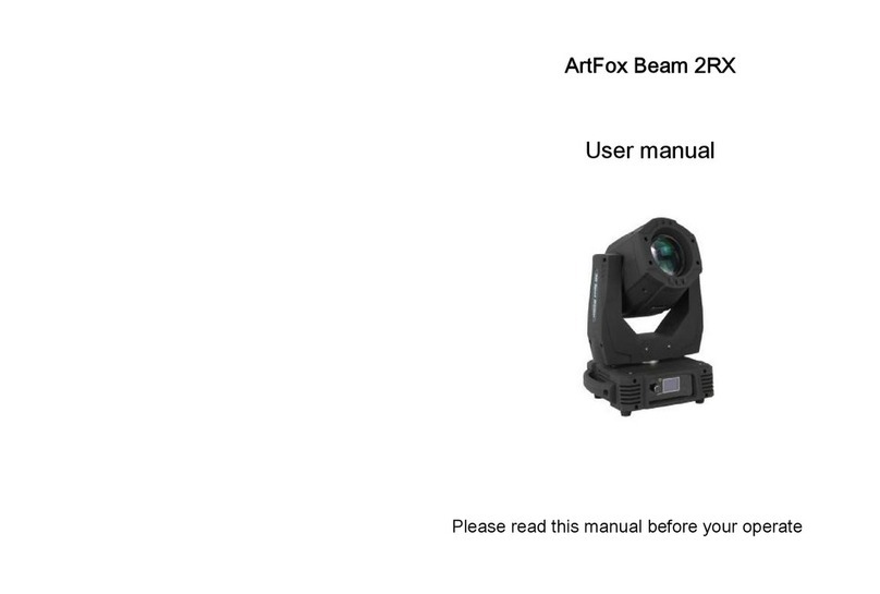 ArtFox Beam 2RX user manual