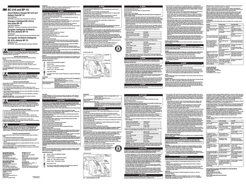 3M BC-210 User instructions