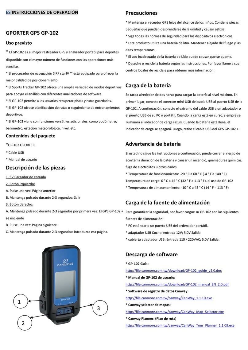 CanMore GPORTER GP-102 User manual