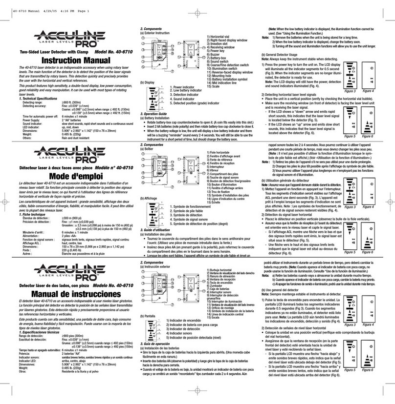 AccuLine 40-6710 instruction manual