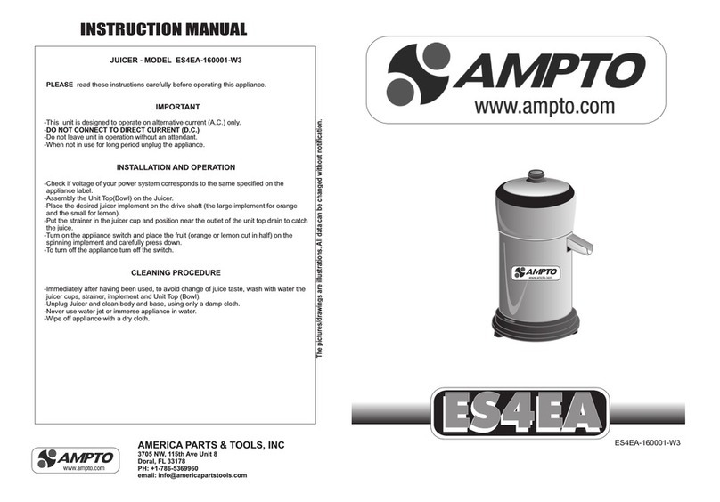 AMPTO ES4EA instruction manual