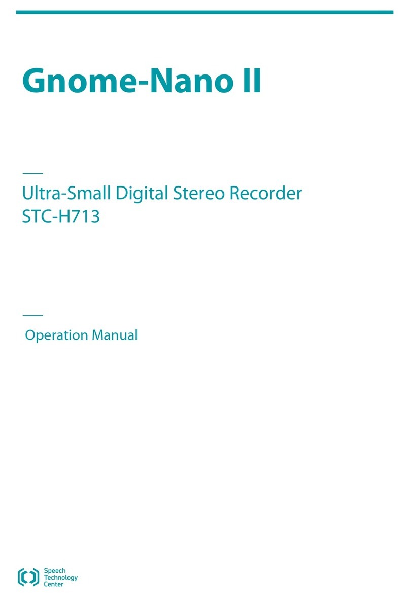 Speech Technology Center Gnome-Nano II Operation manual Speech Technology Center Gnome-Nano II Operation manual