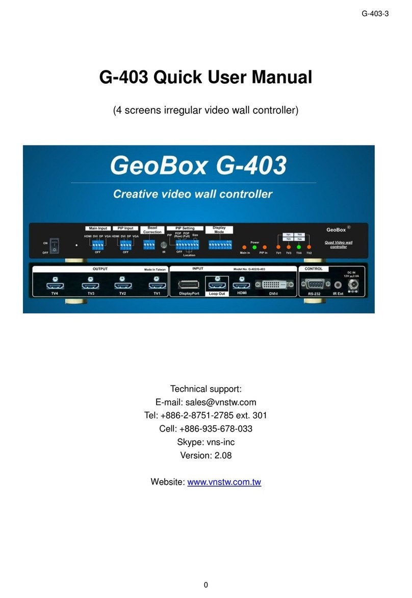 GeoBox G-403 Quick user manual