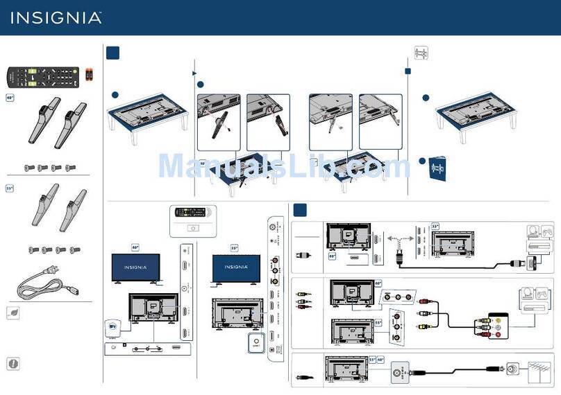 Insignia NS-40D420NA18 User manual