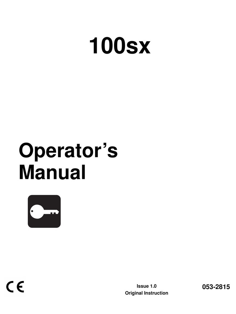 Ditch Witch 100SX Operator's manual