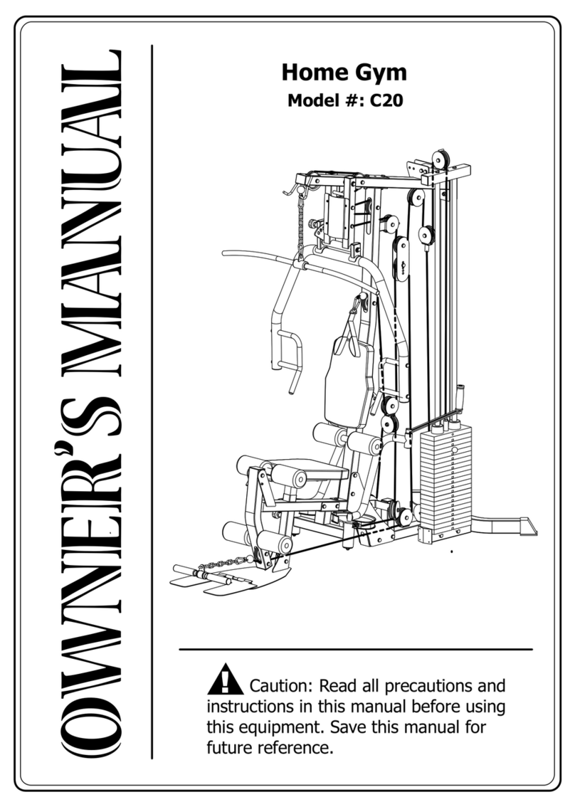 GPI Sports & Fitness C20 owner's manual