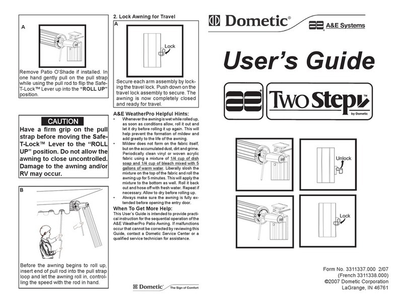 Dometic Two Step User manual
