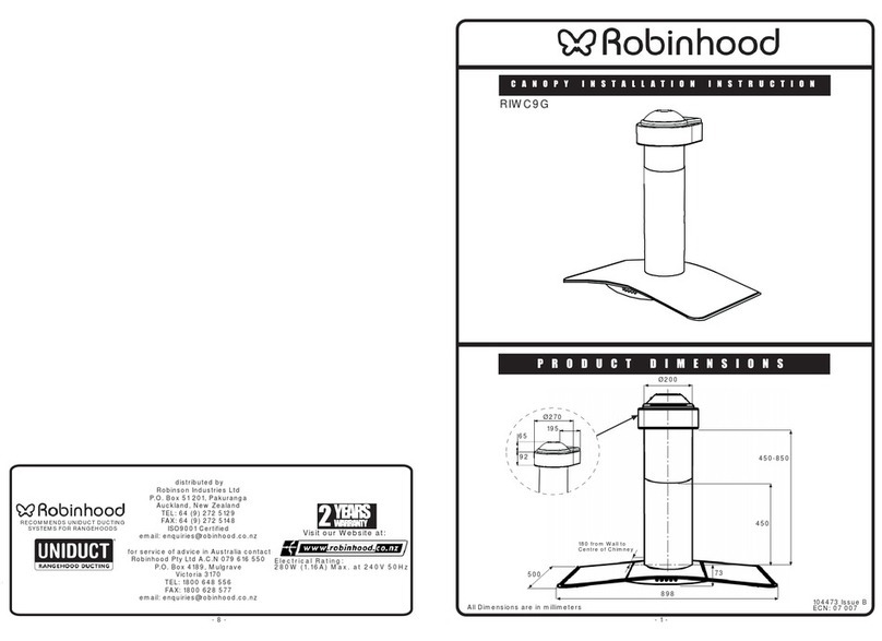 ROBINHOOD RIWC9G User manual