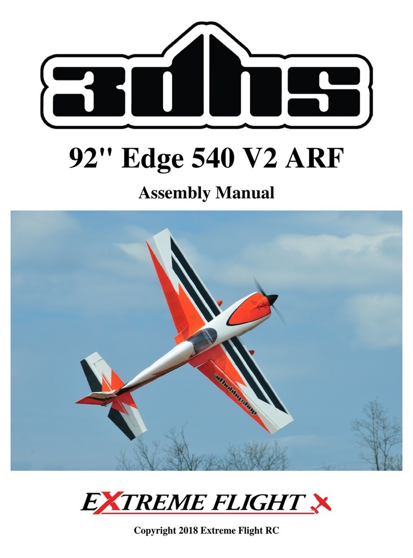 3DHS 92 Edge 540 V2 ARF User manual