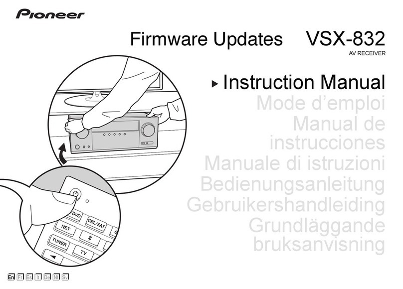 Pioneer VSX-832 instruction manual