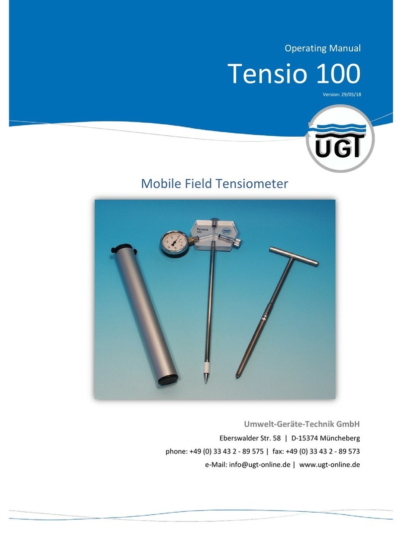 UGT Tensio 100 operating manual