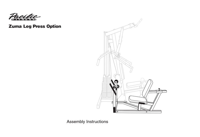 Pacific Zuma Leg Press Option Assembly instructions