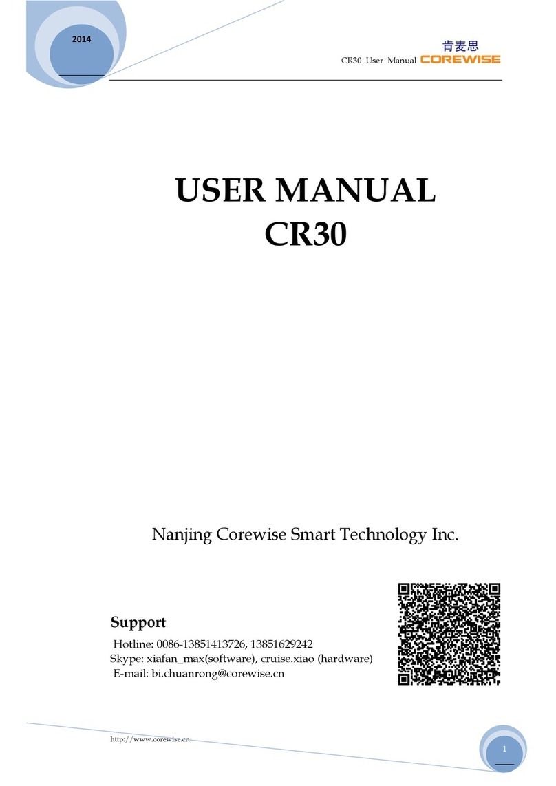 Corewise CR30 user manual