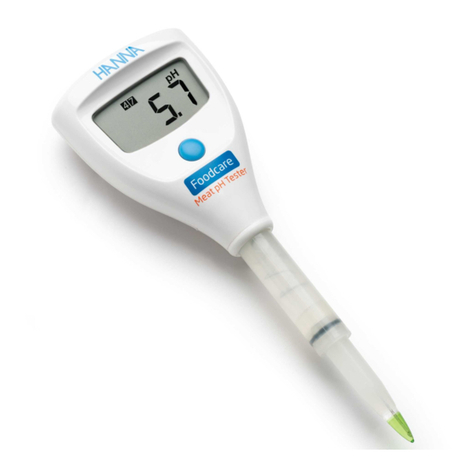 Hanna Instruments Foodcare HI981036 User manual Hanna Instruments Foodcare HI981036 User manual