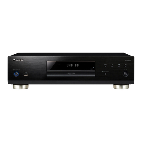 Pioneer UDP-LX500 User manual
