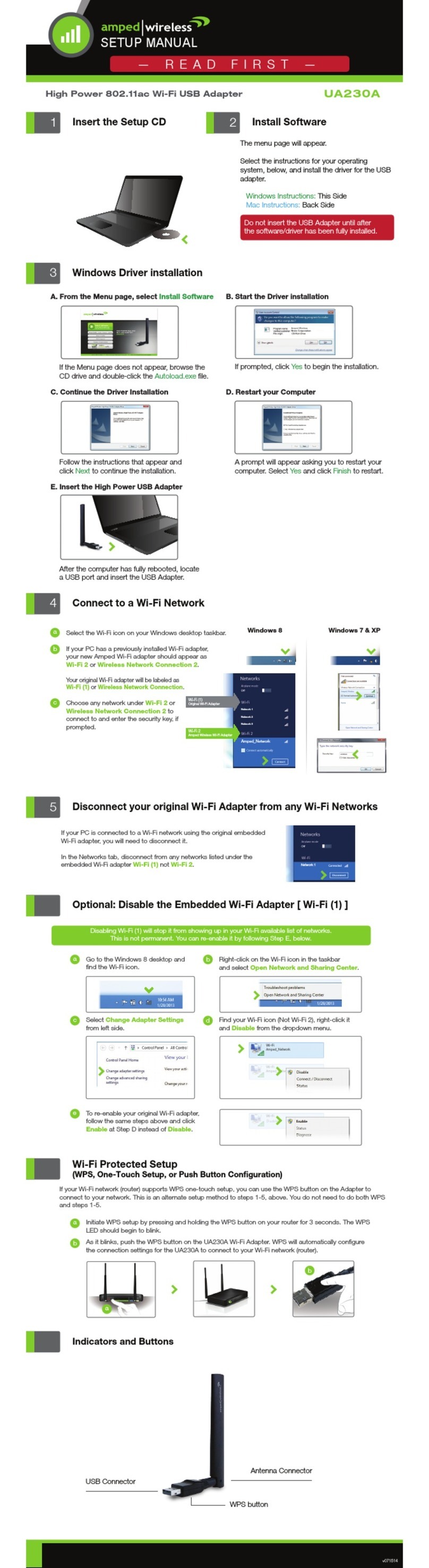 Amped Wireless UA230A Manual