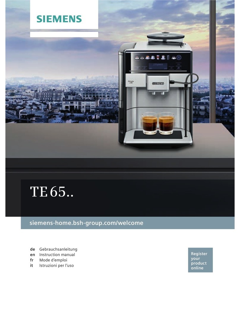 Siemens TE65 series User manual