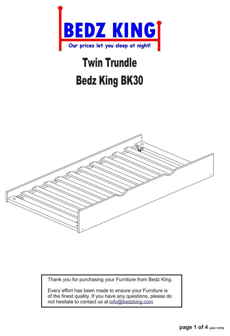 Bedz King BK30 Assembly instructions