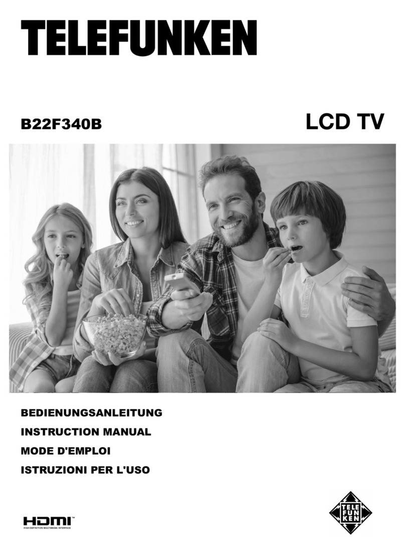Telefunken B22F340B User manual