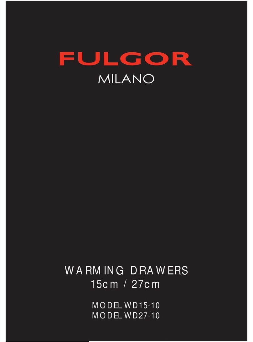 Fulgor Milano WD15-10 user guide