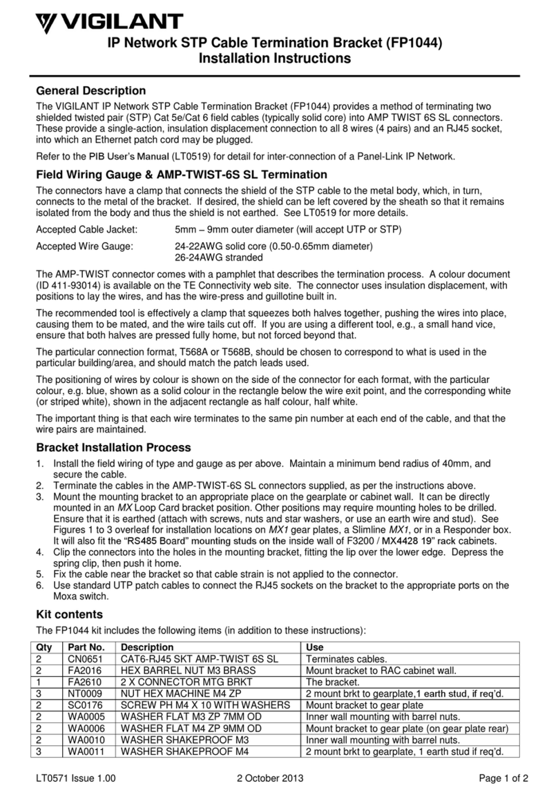 Vigilant FP1044 Installation instructions manual
