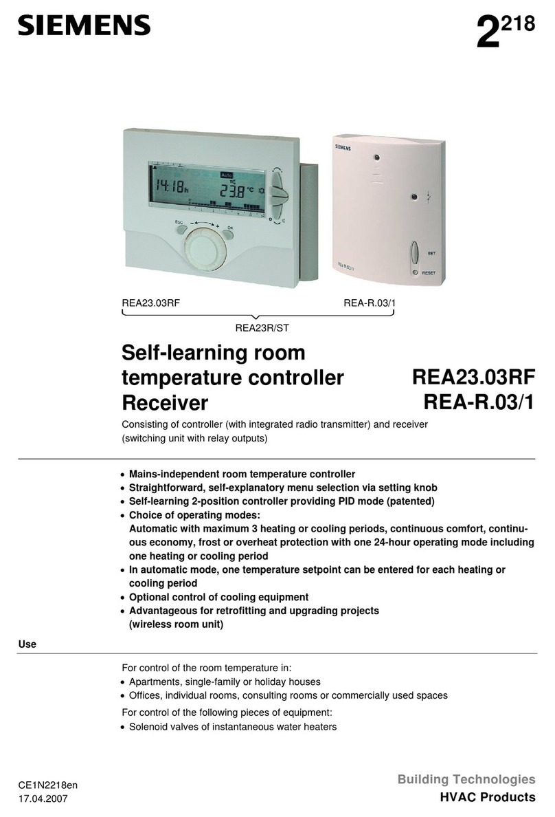 Siemens REA23.03RF user manual