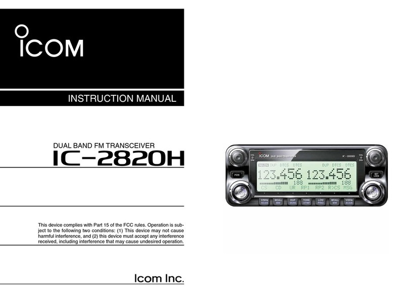 Icom IC-2820H instruction manual