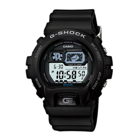 Casio GB-6900B User's Guide for Watch Functions