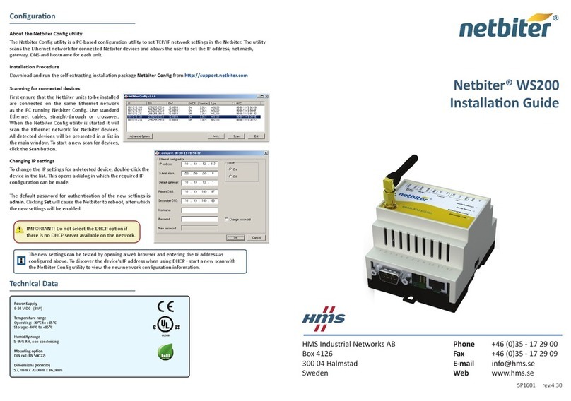 Netbiter WS200 installation guide