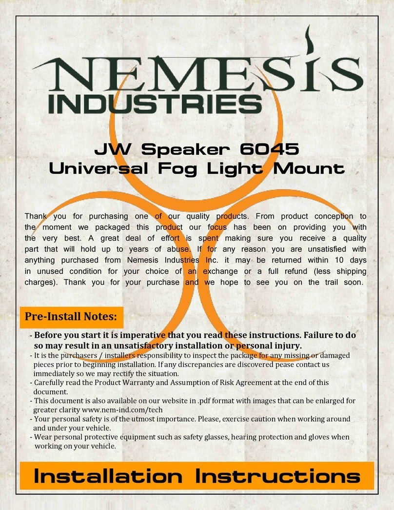 JW Speaker 6045 installation instructions