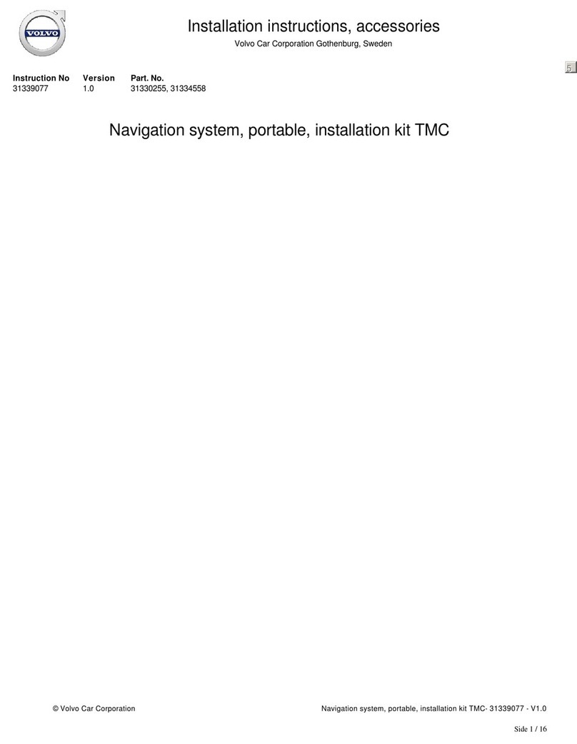 Volvo 31330255 installation instructions