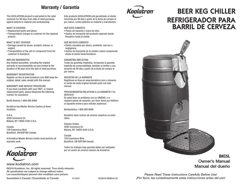 Koolatron BKC5L owner's manual