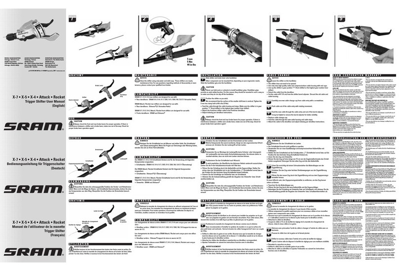 SRAM X-5 User manual