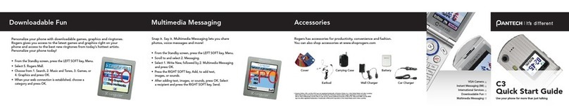 Pantech C3 User manual