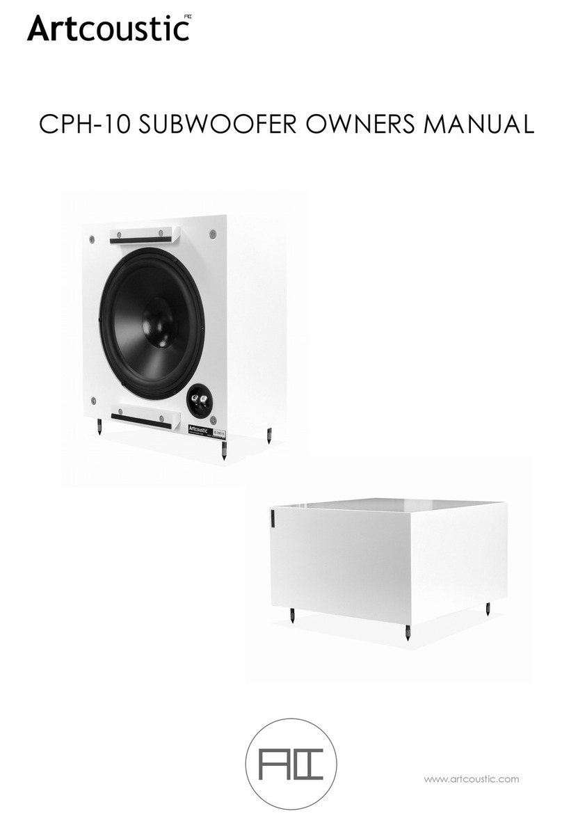 Artcoustic CPH-10 owner's manual