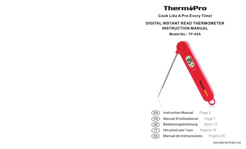 ThermoPro TP-03A instruction manual