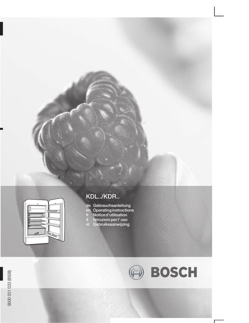 Bosch KDL Series User manual